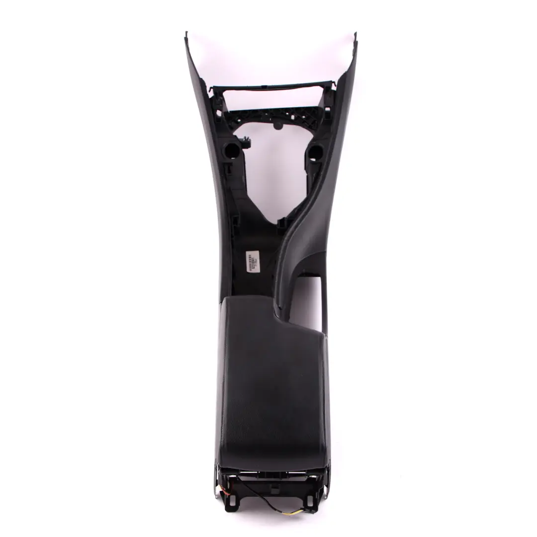 BMW 3 E90 E91 E92 E93 Centre Console Armrest Black Leather 7130692