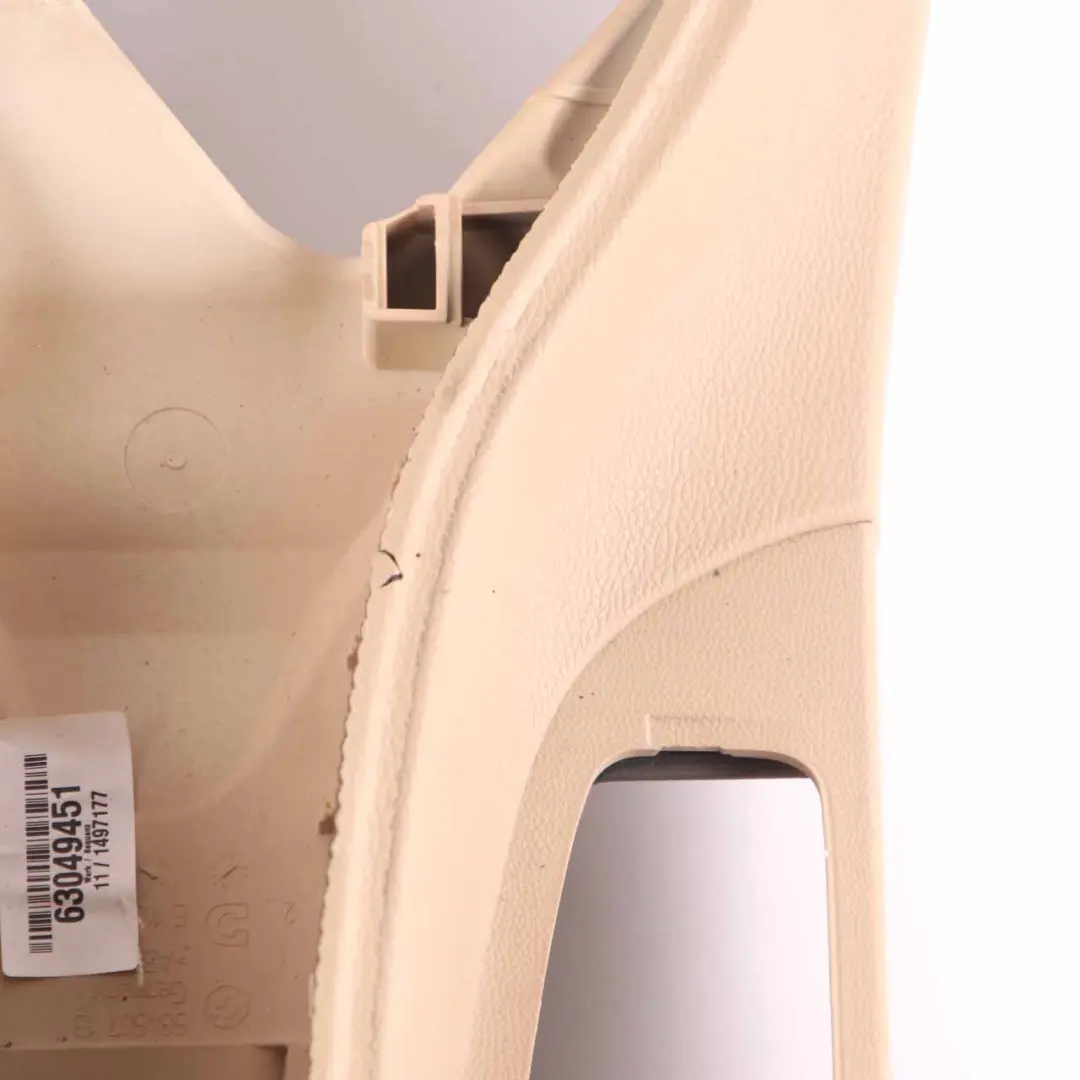 BMW 3 Series E90 E91 Centre Console Armrest Storing Partition Beige 7078203