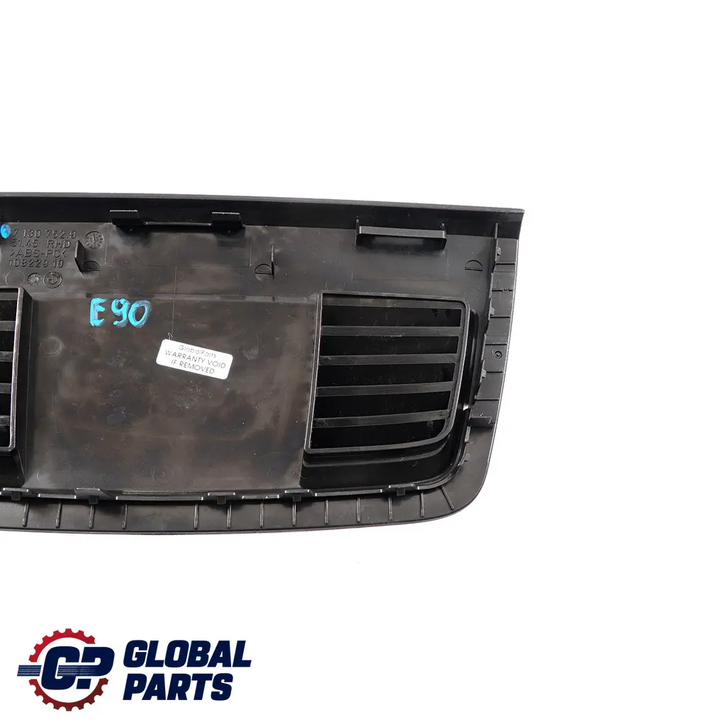 BMW 3 E90 E91 E92 E93 Cover Trim Panel Dashboard Dash Air Heater Vent 7130752