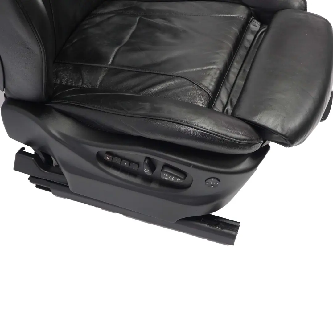 BMW X5 Series E53 Heated Sport Front Right O/S Black Leather Seat Driver Side