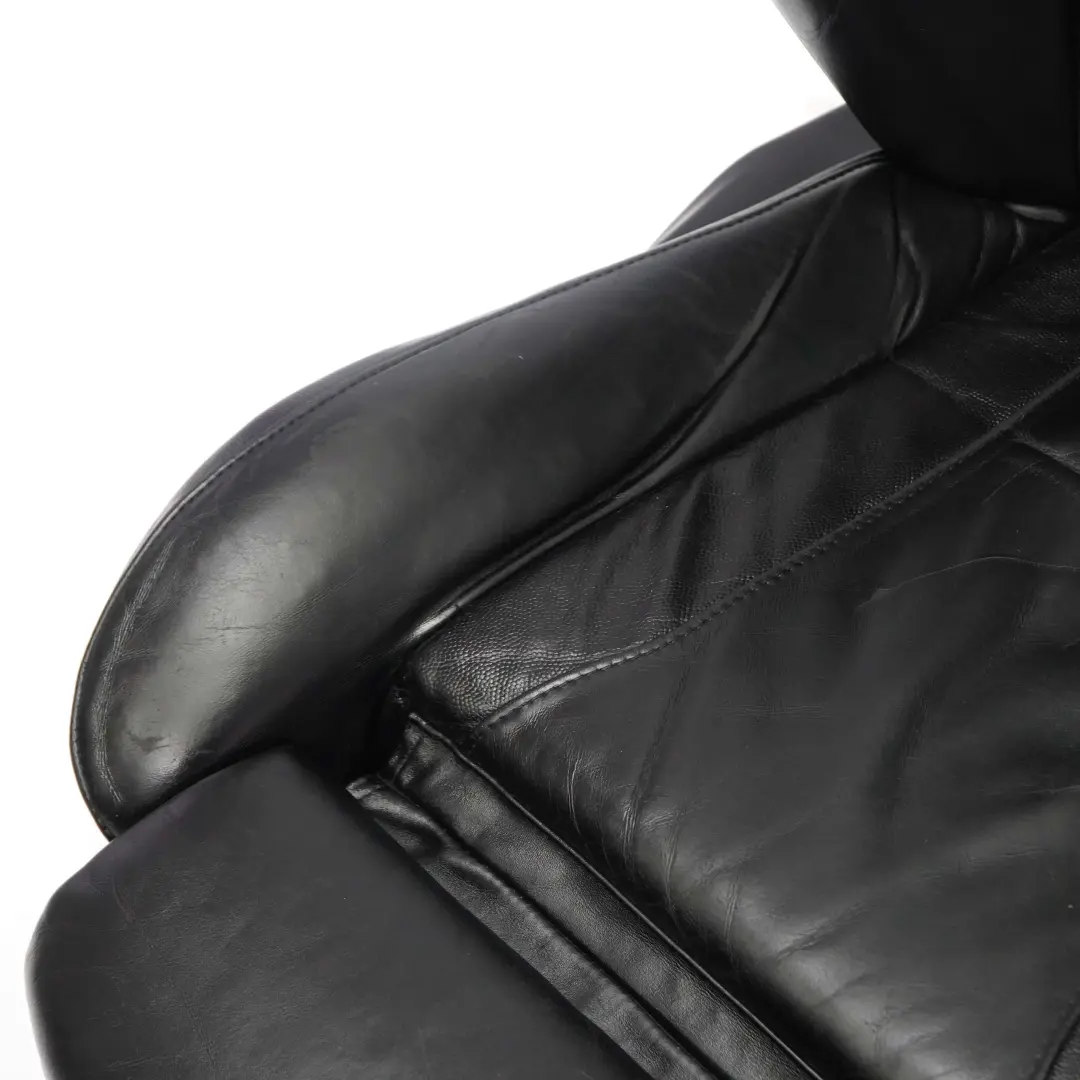 BMW X5 Series E53 Heated Sport Front Right O/S Black Leather Seat Driver Side