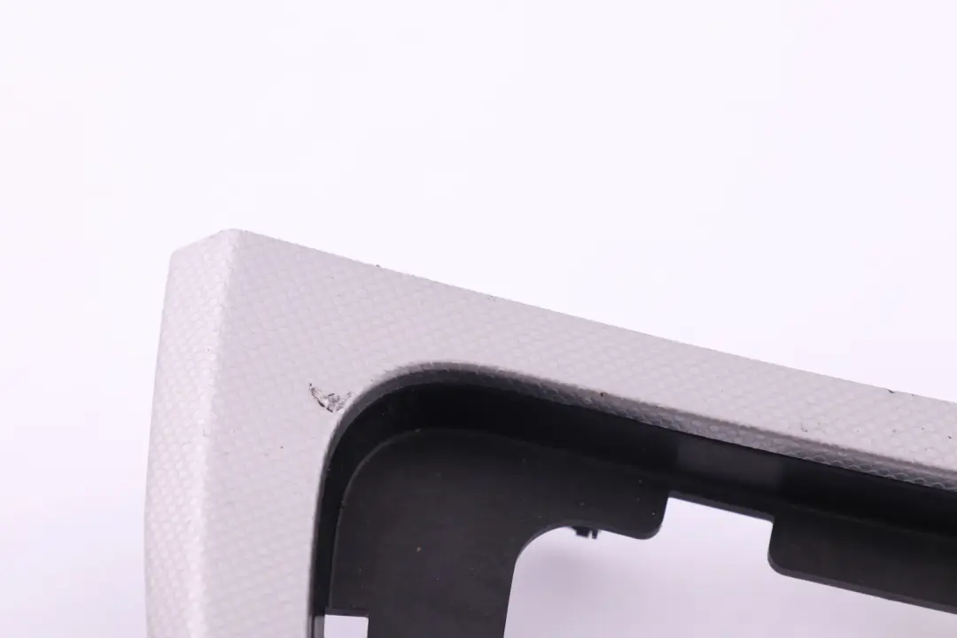 BMW 1 Series 1 E87 Cover Gear Shift Trim Aluminium Kodiak Silber 7131629