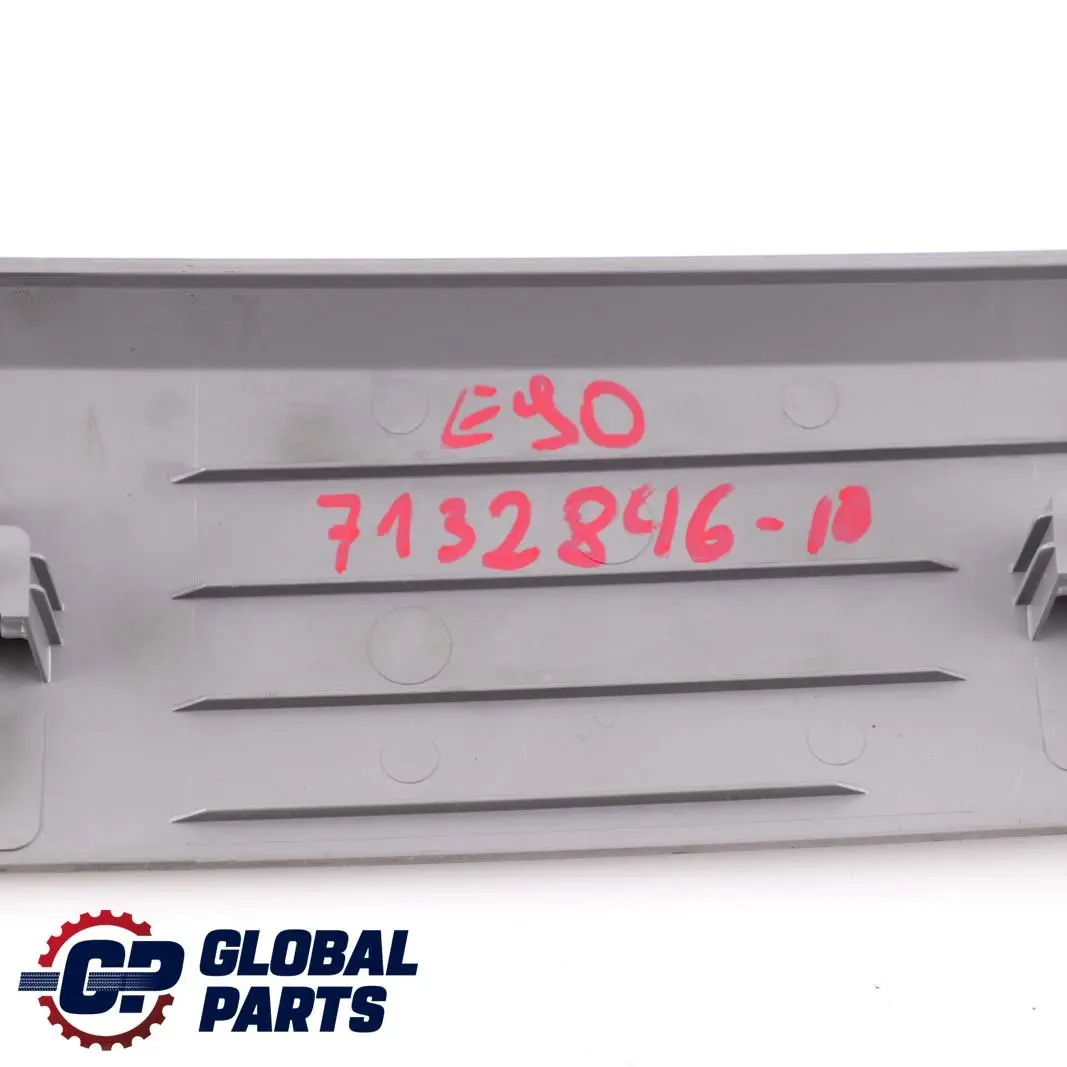 BMW 3 Series E90 E91 Decorative Dashboard Strip Titan Silver 7132846