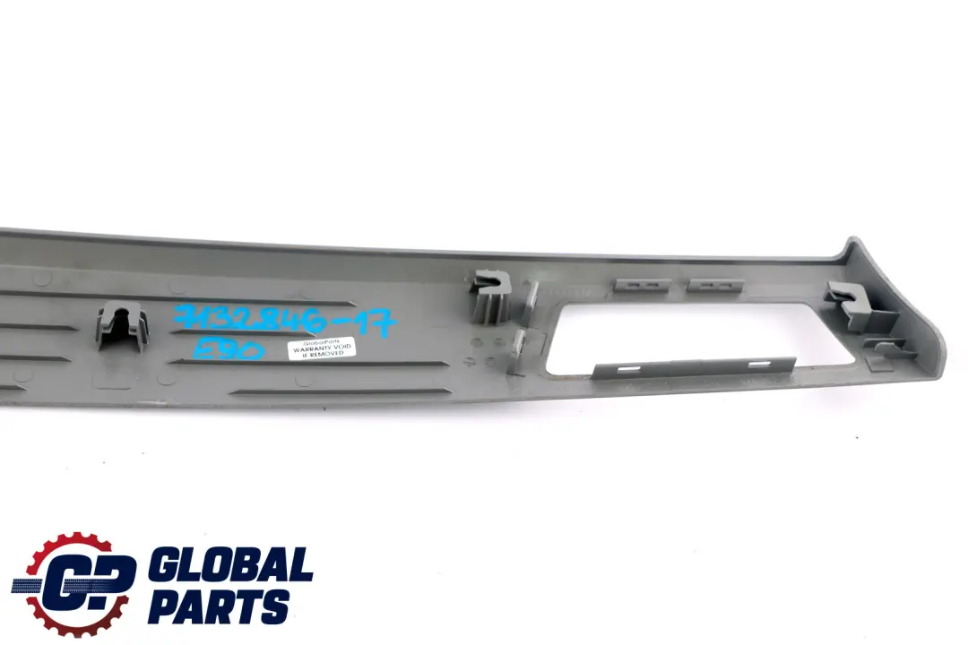 BMW 3 Series 17 E90 E91 Decorative Dashboard Strip Left N/S Titan 90 Silver