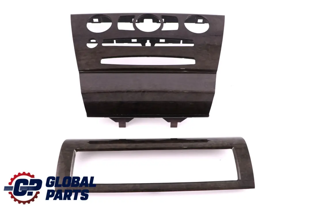 BMW 6 Series E63 E64 Strip Dash Trim Set Cover High Grade Wood Birke Grau Grey