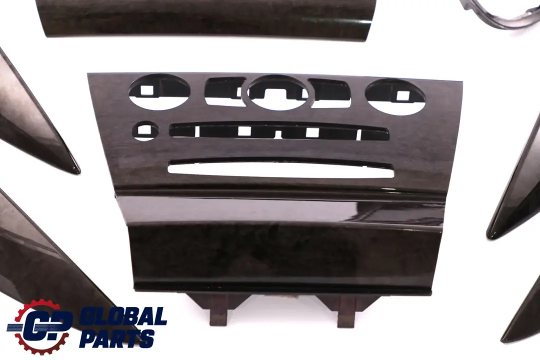 BMW 6 Series E63 E64 Strip Dash Trim Set Cover High Grade Wood Birke Grau Grey