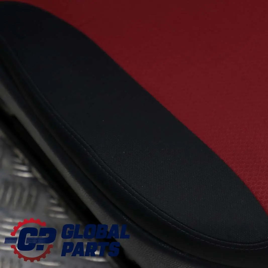 Mini Cooper R50 Front Left N/S Cloth Fabric Passenger Seat Molette Tartan Red