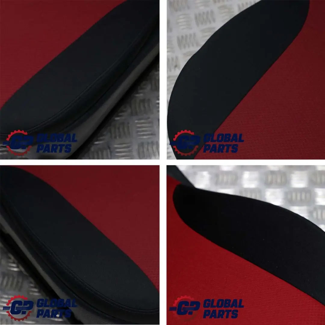 Mini Cooper R50 Front Left N/S Cloth Fabric Passenger Seat Molette Tartan Red