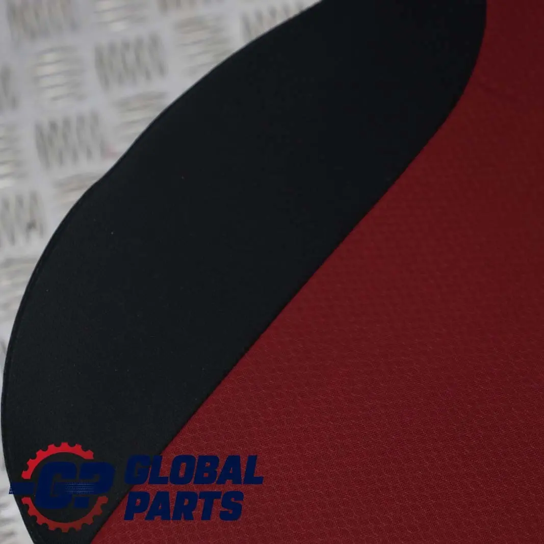 Mini Cooper R50 Front Left N/S Cloth Fabric Passenger Seat Molette Tartan Red