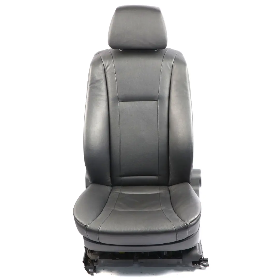 Front Seat BMW E65 Black Leather Nasca Right O/S Driver's Side Memory