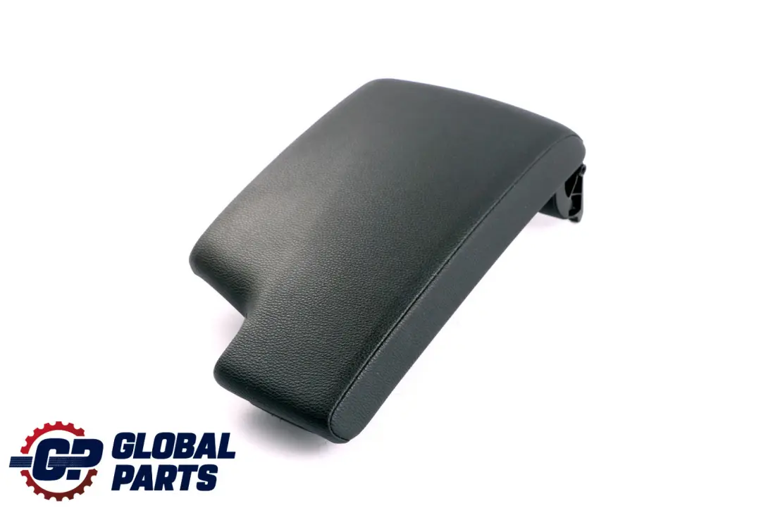 BMW 3 Series E90 E91 E92 Black Leather Cover Centre Console Armrest 7137556