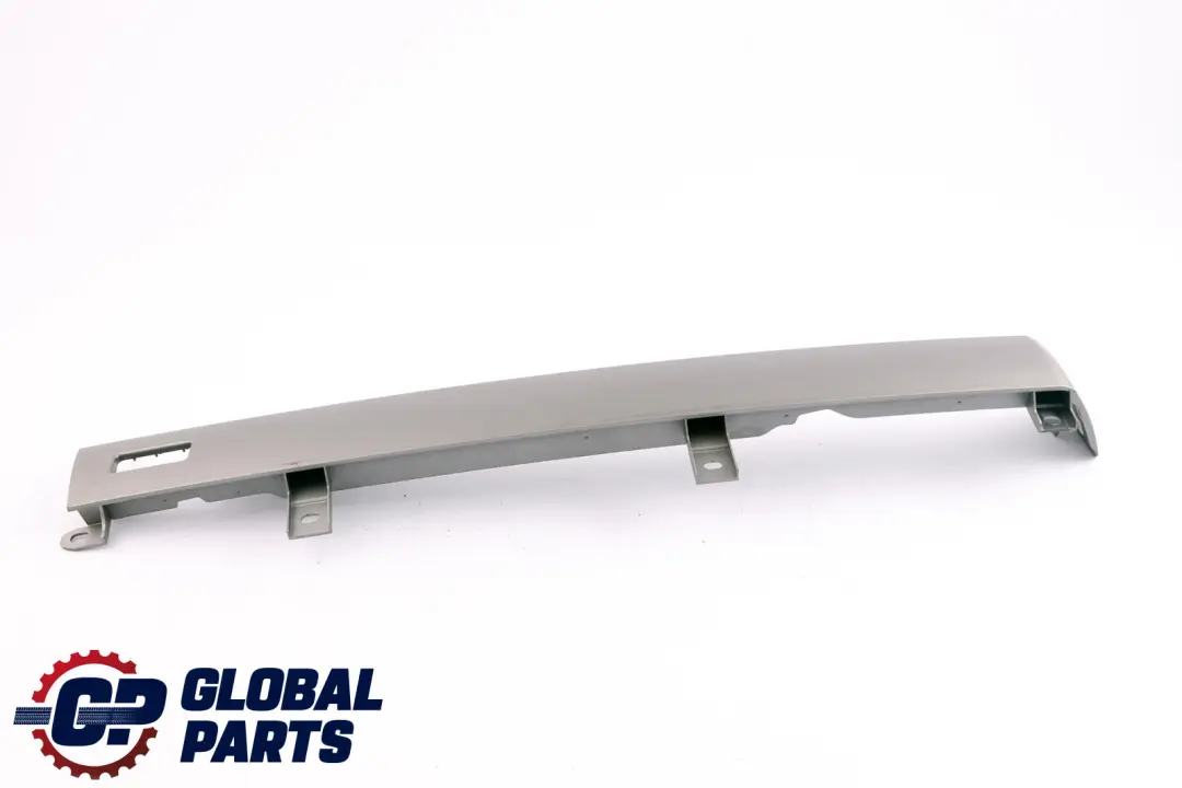 BMW 7 Series E65 E66 Interior Strip Cover Trim Dashboard Titan Silver Left N/S