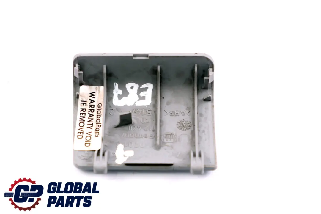 BMW 1 Series E81 E82 E87 E87N LCI E88 OBD Plug Cover Trim Grey 7144920