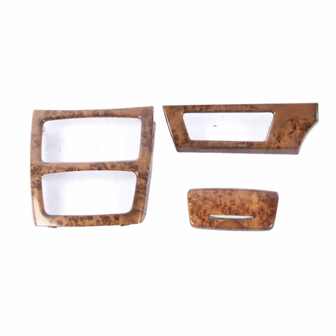 BMW E92 Interior Trim Cover Set Dash Dashboard Wood Poplar Grain Light 7145711