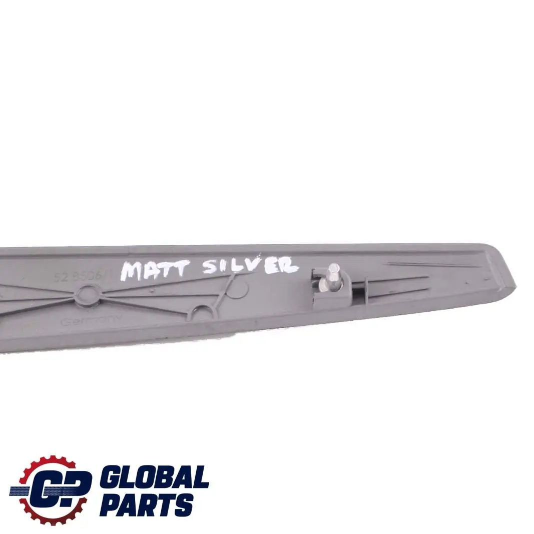 BMW 1 E87 Dashboard Panel Centre Trim Strip Cover Titan Matt Silver 7147013