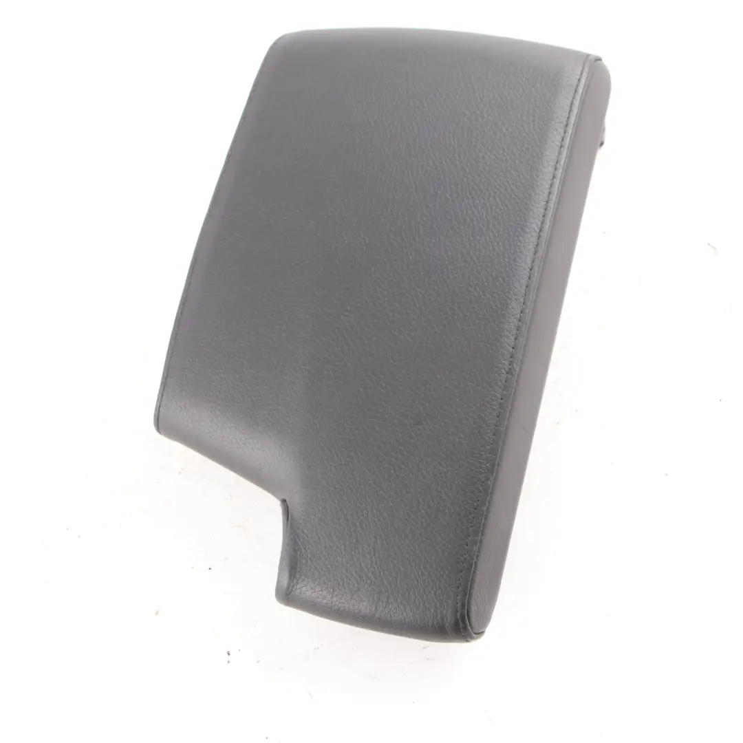 BMW E90 E91 E92 LCI Leather Cover Centre Console Armrest Black 7147211