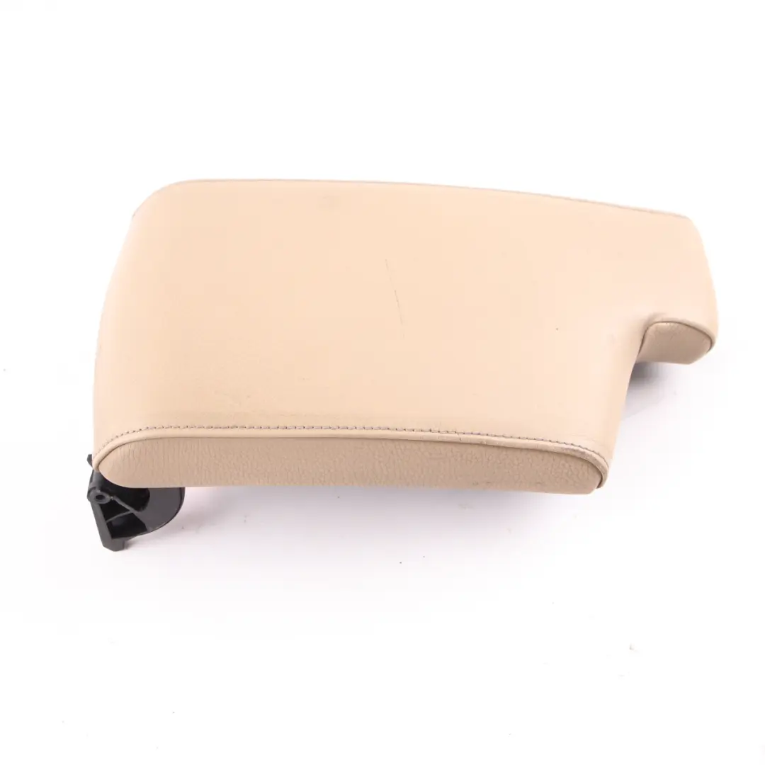 BMW E90 E91 Centre Console Cover Front Armrest Leather Dakota Beige 7147213