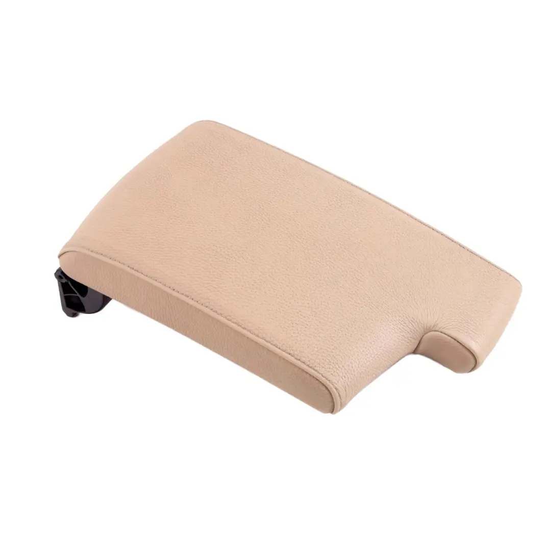 BMW 3 Series E90 E91 LCI Leather Cover Centre Console Armrest Beige 7147213