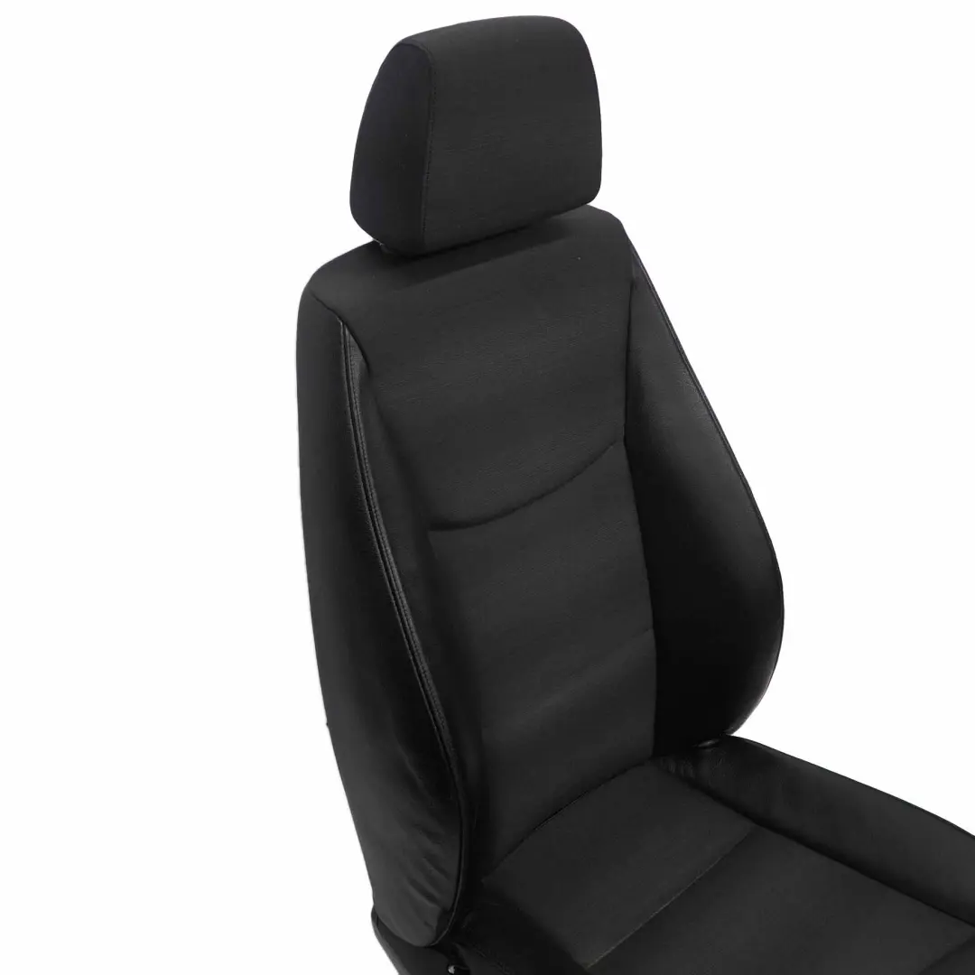 Asiento Delantero BMW E90 E91 Cuero Negro / Tela Citrus Interior Derecho