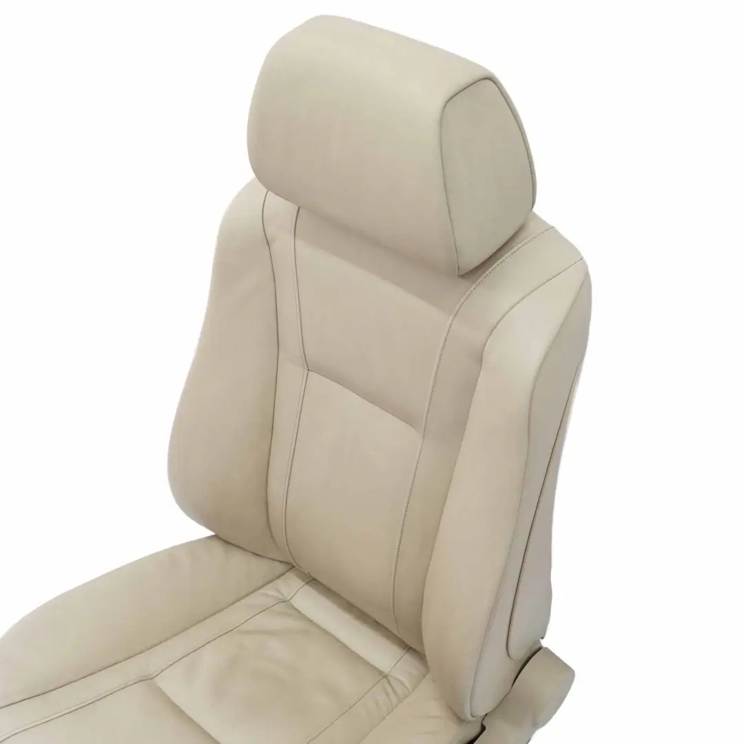 Front Seat BMW E65 Cream Beige Nasca Leather Left N/S Memory Heated Lumbar