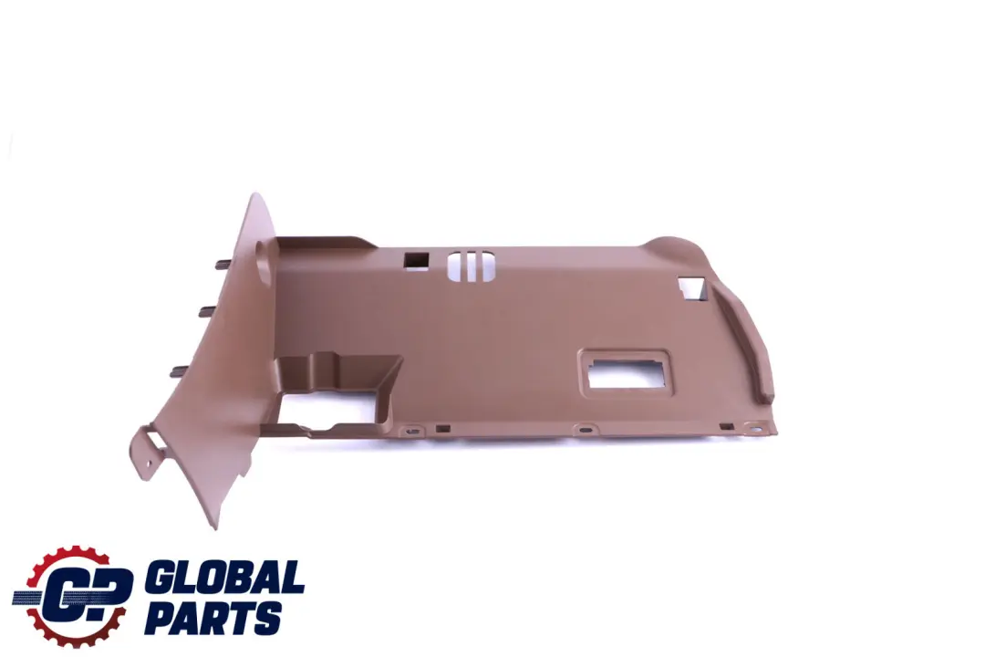 BMW 5 Series E60 E61 Cover Passenger's Footwell Trim Panel Bottom Brown 7156235