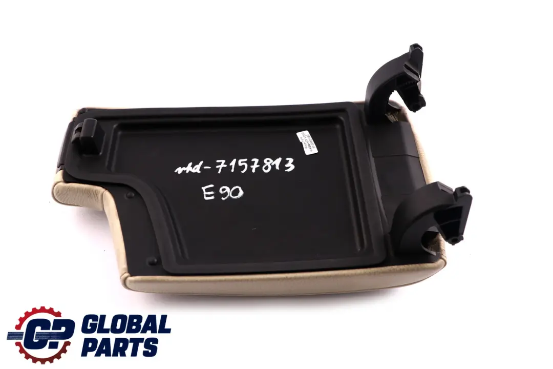 £BMW 3 Series E90 E90N E91 LCI Lether Cover Centre Console Armrest Lemon 7157813