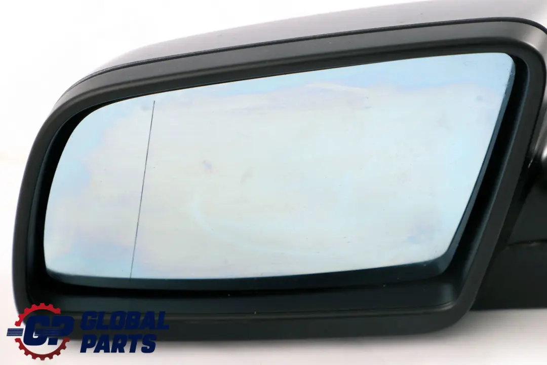 BMW 5 Series E60 E61 Heated Left Wing Mirror N/S Silbergrau Silver Grey A08