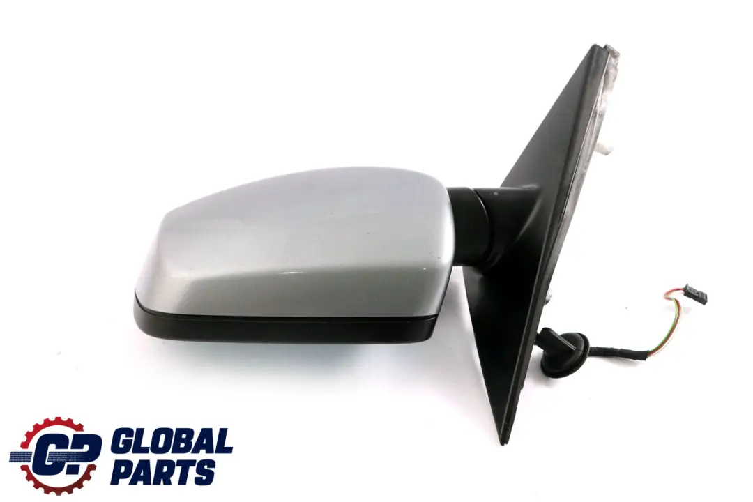 BMW 5 Series E60 E61 Heated Left Wing Mirror N/S Silbergrau Silver Grey A08