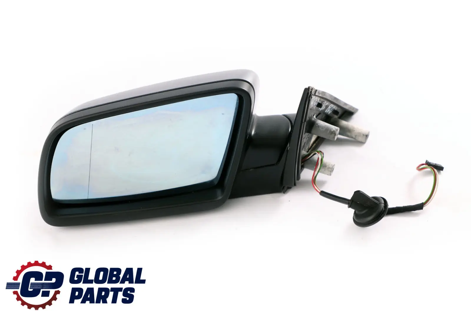 BMW 5 Series E60 E61 Heated Left Wing Mirror N/S Silbergrau Silver Grey A08