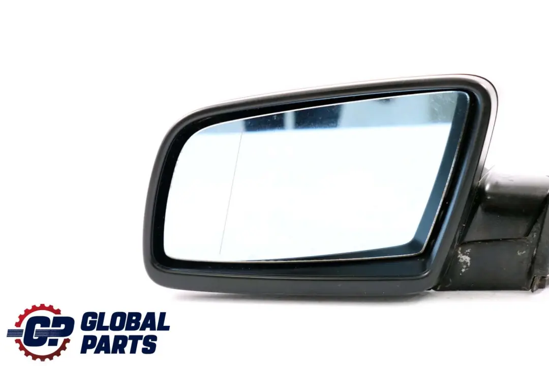 BMW 5 Series E60 E61 Heated Left Wing Mirror N/S Schwarz 2 Black 668