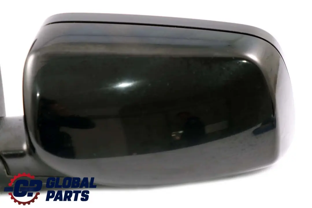 BMW 5 Series E60 E61 Heated Left Wing Mirror N/S Schwarz 2 Black 668