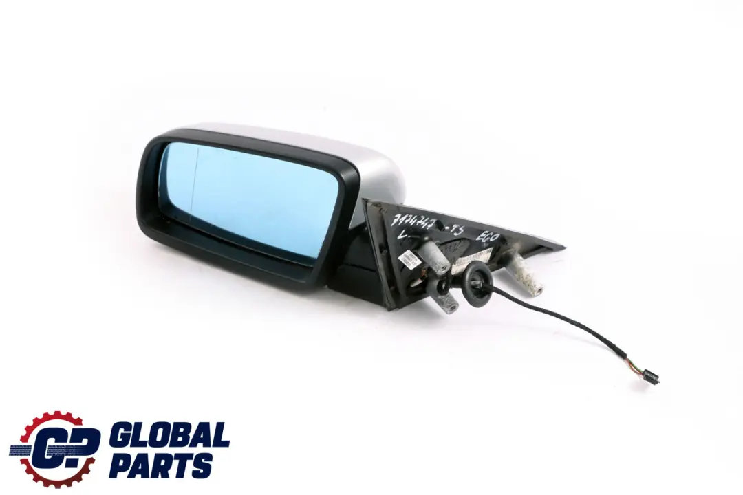 BMW 5 Series E60 E61 Heated Left Wing Mirror N/S Titansilber Titanium Silver