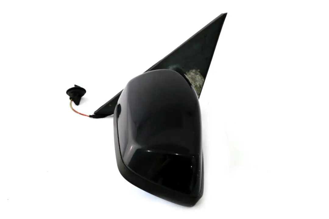 BMW 5 Series E60 E61 Heated Right Wing Mirror O/S Monacoblau Monaco Blue A35