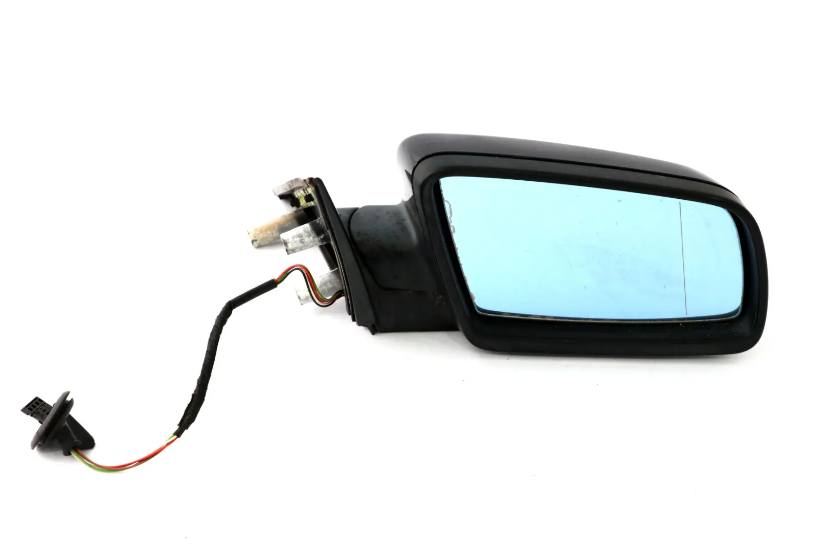 BMW 5 Series E60 E61 Heated Right Wing Mirror O/S Monacoblau Monaco Blue A35