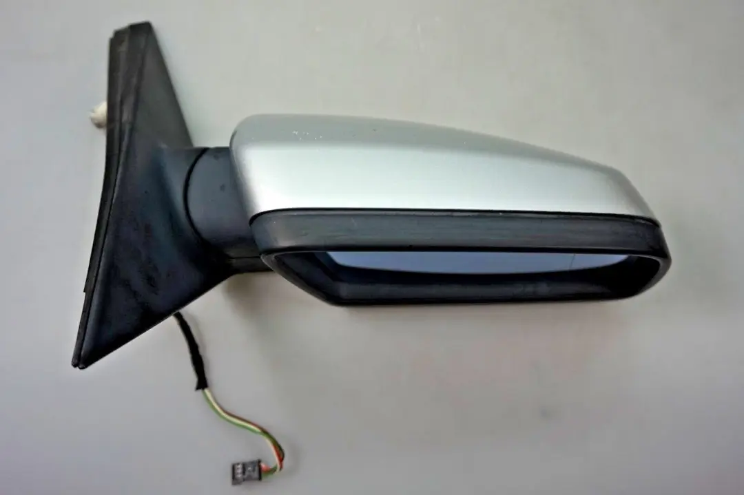 BMW 5 Series 1 E60 E61 Heated Right Wing Mirror O/S Titansilber Metallic - 354