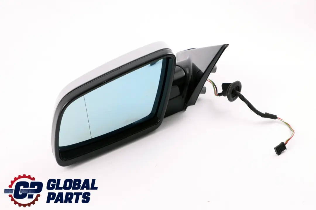 BMW 5 Series E60 E61 M Sport Left Wing Mirror N/S High Gloss Titansilber Silver