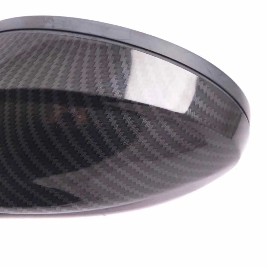 Wing Mirror BMW E92 E93 3 Left Heated Outside N/S Carbon Cover Without Glass