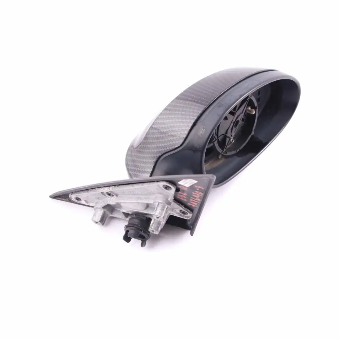 Wing Mirror BMW E92 E93 Right Heated Outside O/S Carbon Cover Without Glass