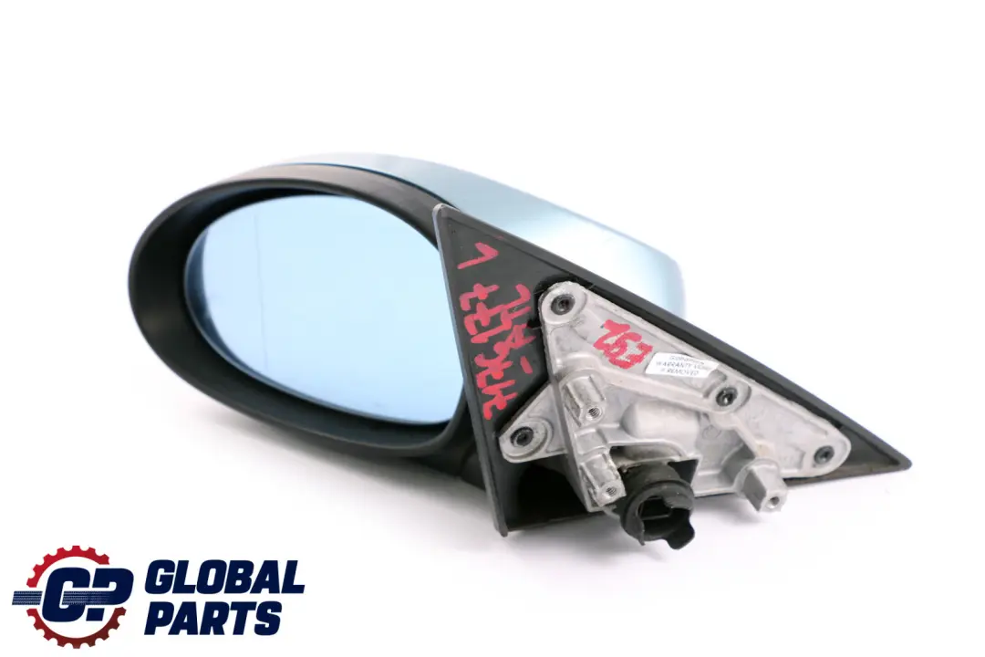 BMW 3 Series E92 Power Fold Left Heated Wing Mirror N/S Atlantikblau Blue A13