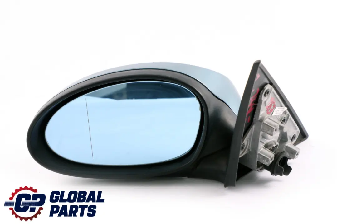 BMW 3 Series E92 Power Fold Left Heated Wing Mirror N/S Atlantikblau Blue A13