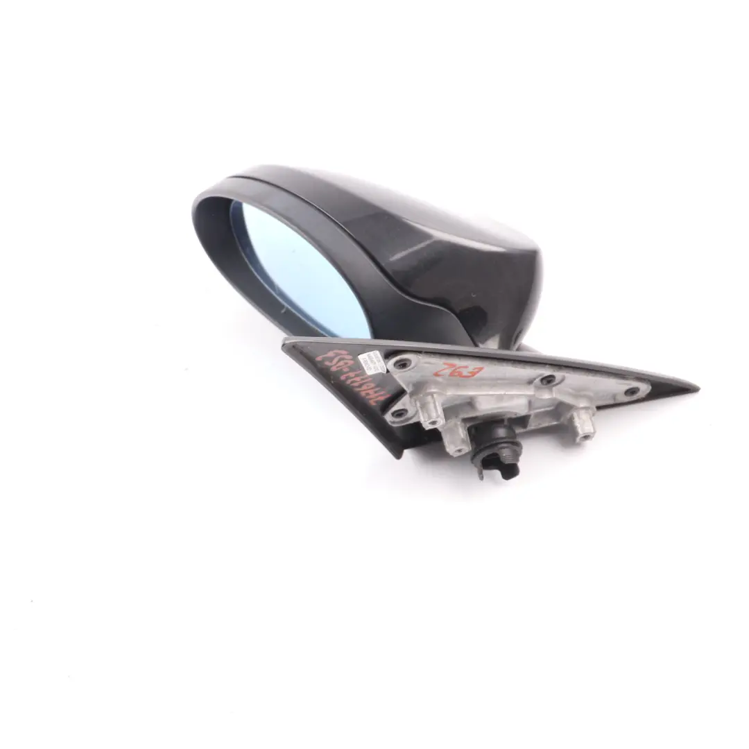 Wing Mirror BMW E92 E93 Power Fold Heated Door Left N/S Black Sapphire - 475