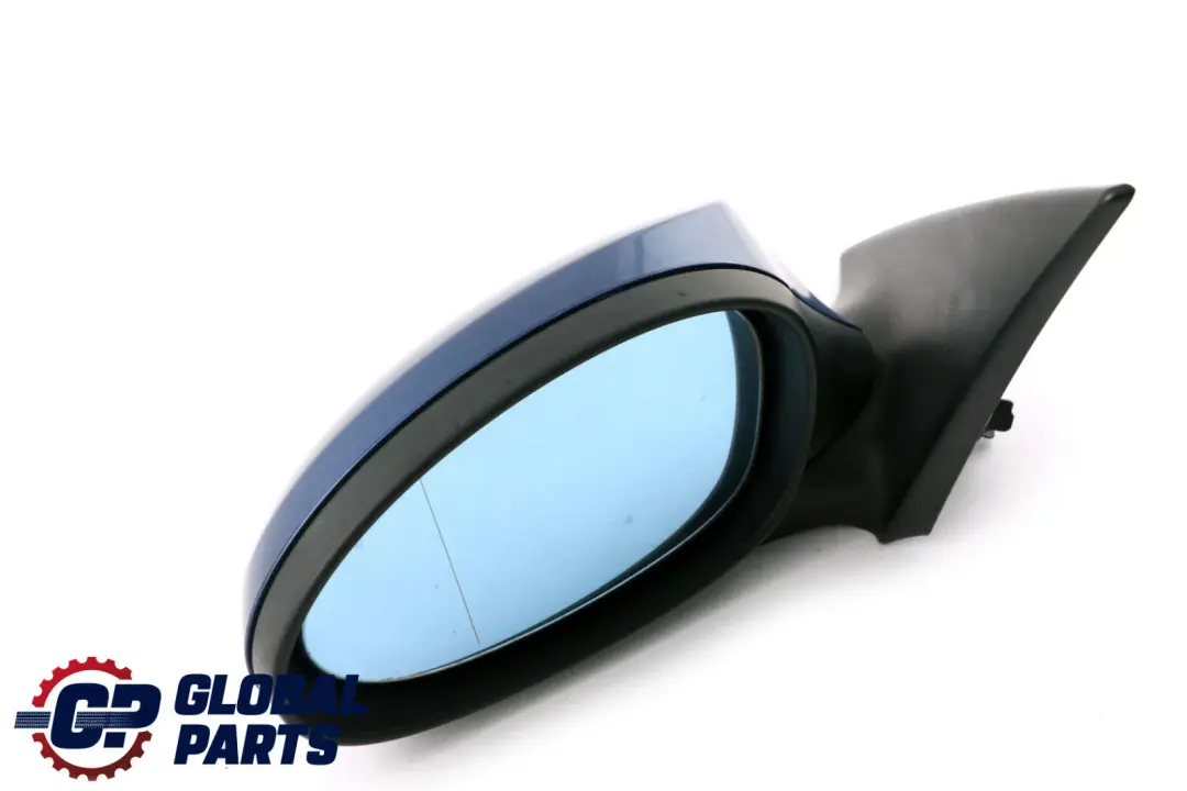 BMW 3 Series 1 E92 Power Fold Left Wing Mirror N/S Montegoblau Montego Blue A51