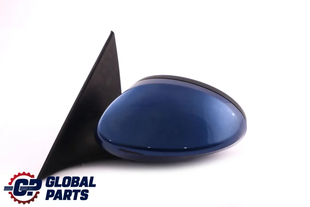 BMW 3 Series 1 E92 Power Fold Left Wing Mirror N/S Montegoblau Montego Blue A51