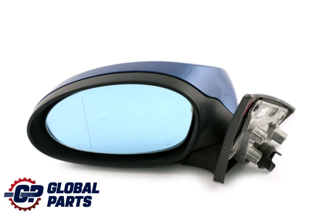 BMW 3 Series 1 E92 Power Fold Left Wing Mirror N/S Montegoblau Montego Blue A51