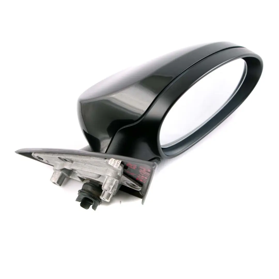 BMW 3 Series 1 E92 E93 Power Fold Heated Right Wing Mirror O/S Black Sapphire