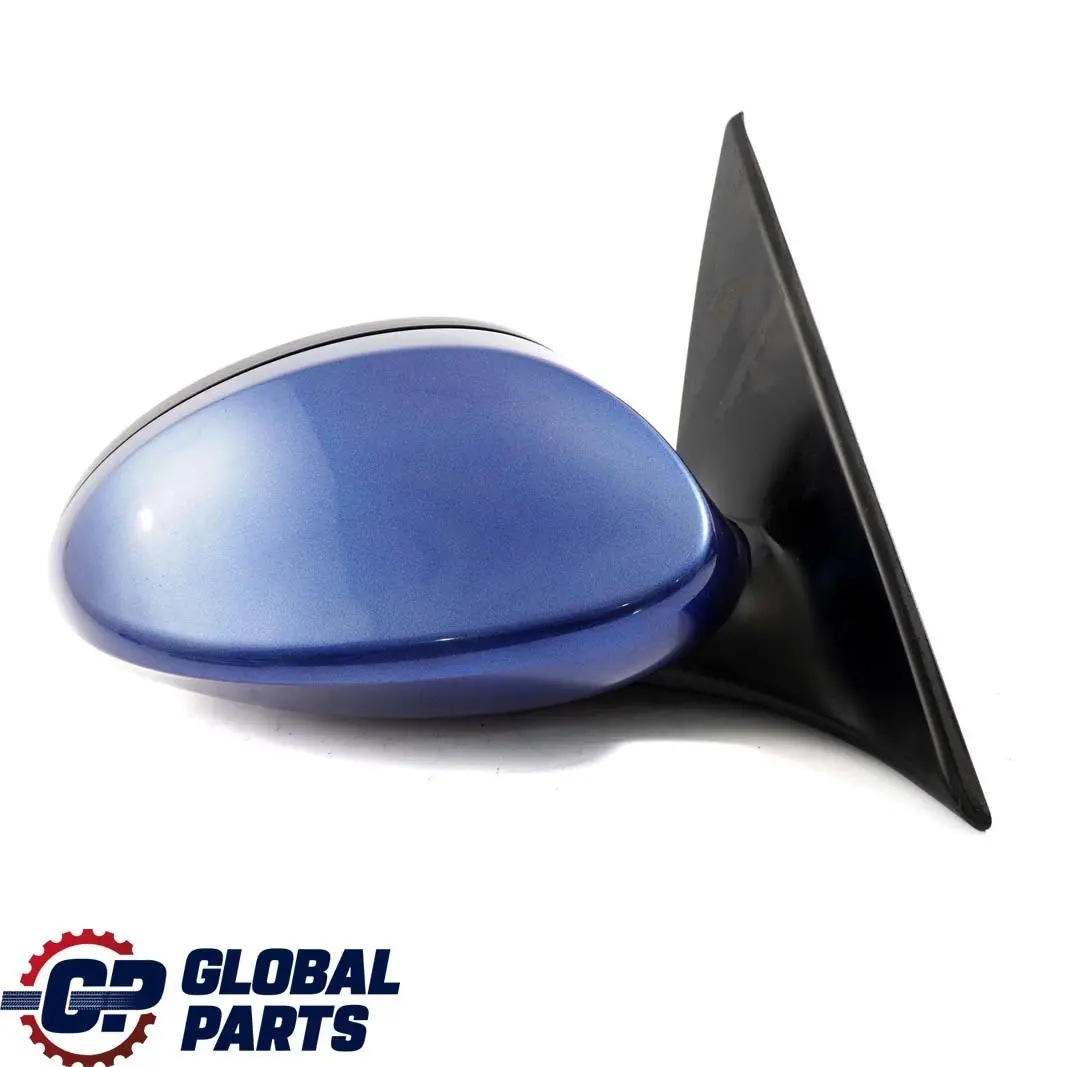 BMW 3 Series 1 E92 Power Fold Right Wing Mirror O/S Montegoblau Montego Blue