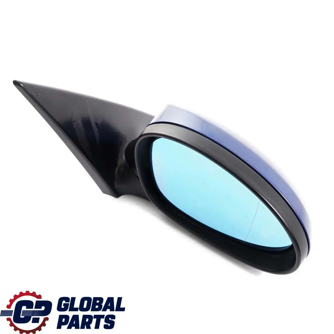 BMW 3 Series 1 E92 Power Fold Right Wing Mirror O/S Montegoblau Montego Blue