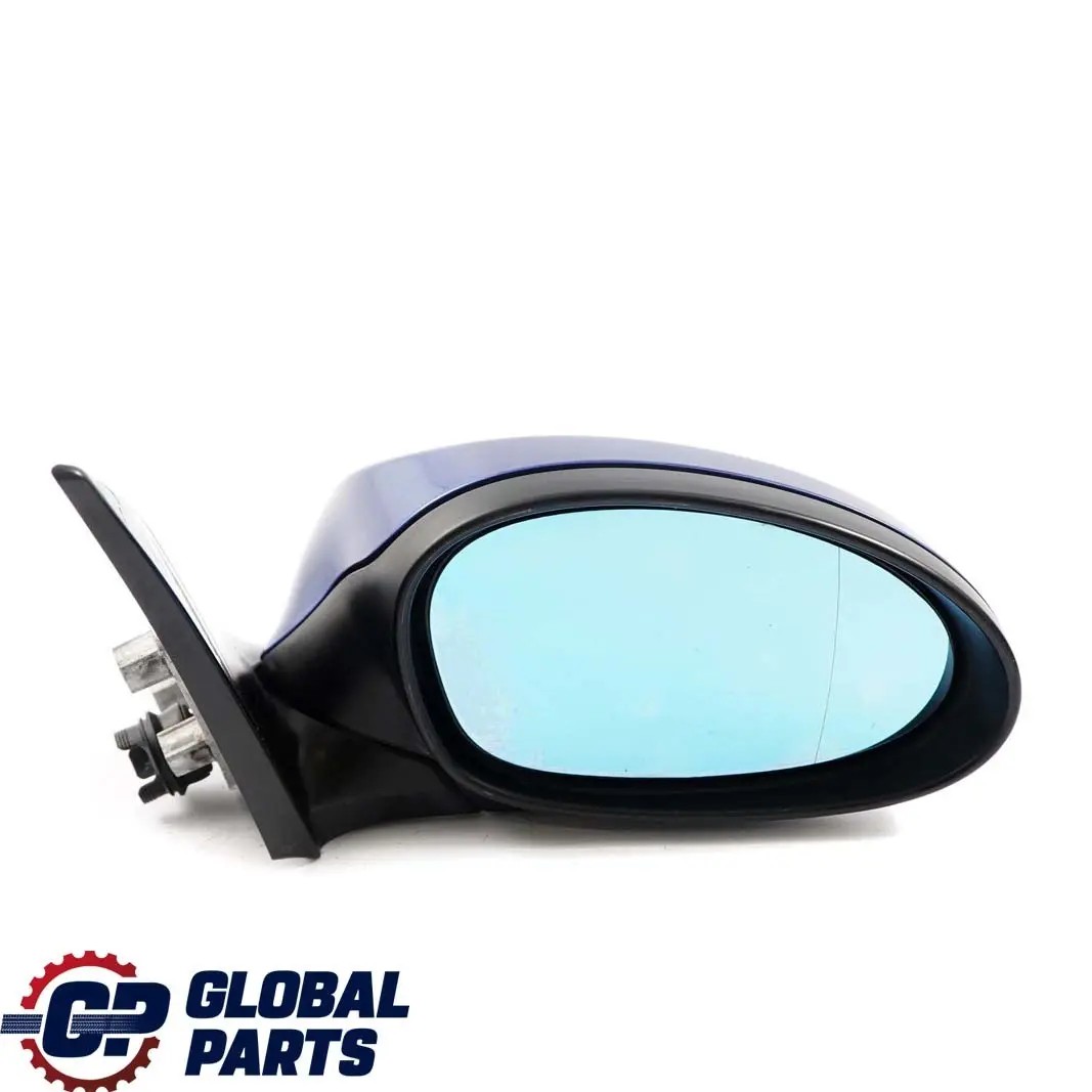 BMW 3 Series 1 E92 Power Fold Right Wing Mirror O/S Montegoblau Montego Blue