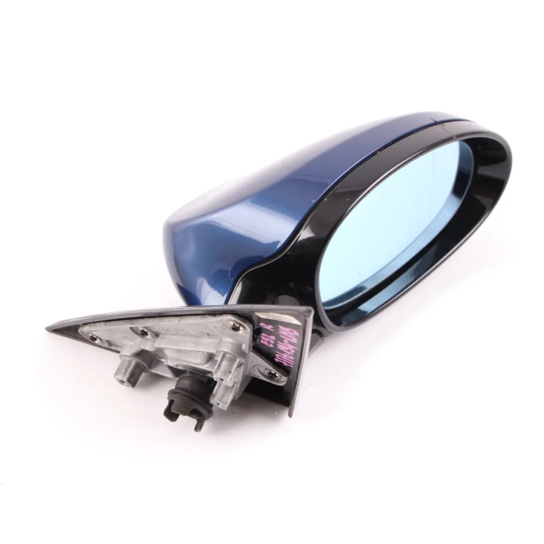 Wing Mirror BMW E92 Power Fold Heated Right O/S High Gloss Le Mans Blau Blue 381