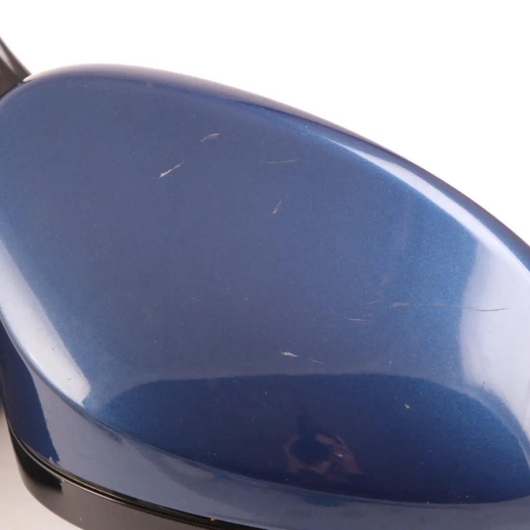 Wing Mirror BMW E92 Power Fold Heated Right O/S High Gloss Le Mans Blau Blue 381